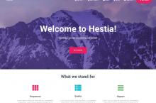 WordPress免费企业网站主题 Hestia